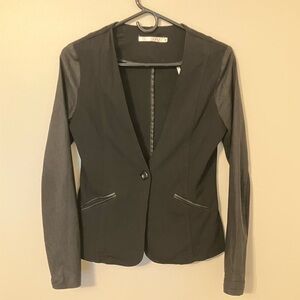 Have Black Women's Blazer with Gray Accents